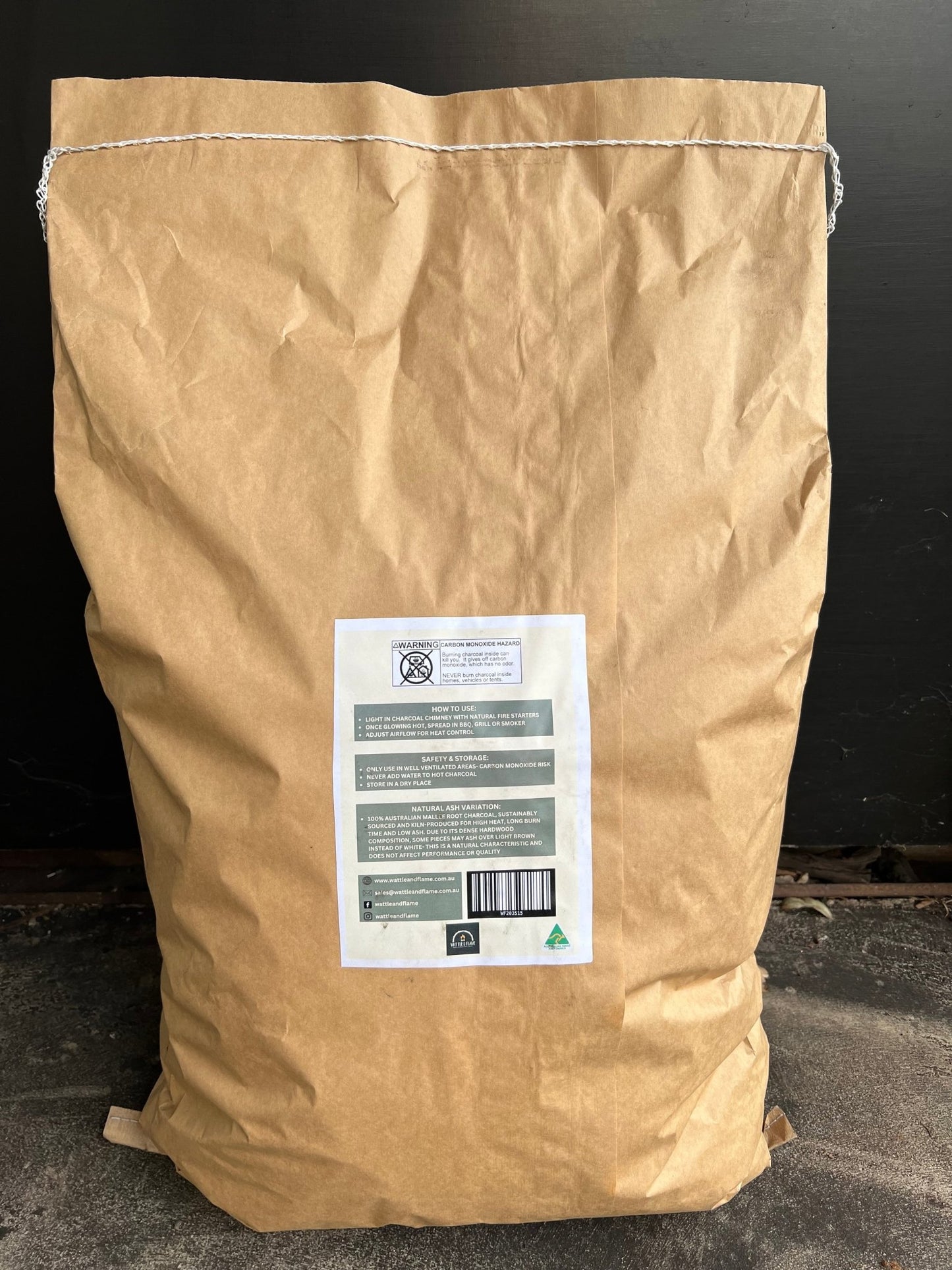 Searing Mallee Root Lump Charcoal (15kg) - Wattle & Flame