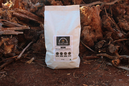 Searing Mallee Root Lump Charcoal (5kg) - Wattle & Flame
